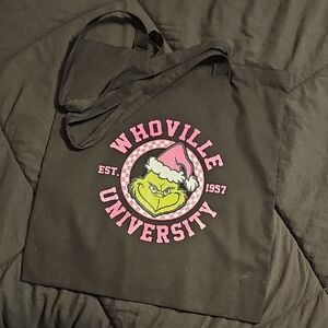 Whoville University Black Tote Bag